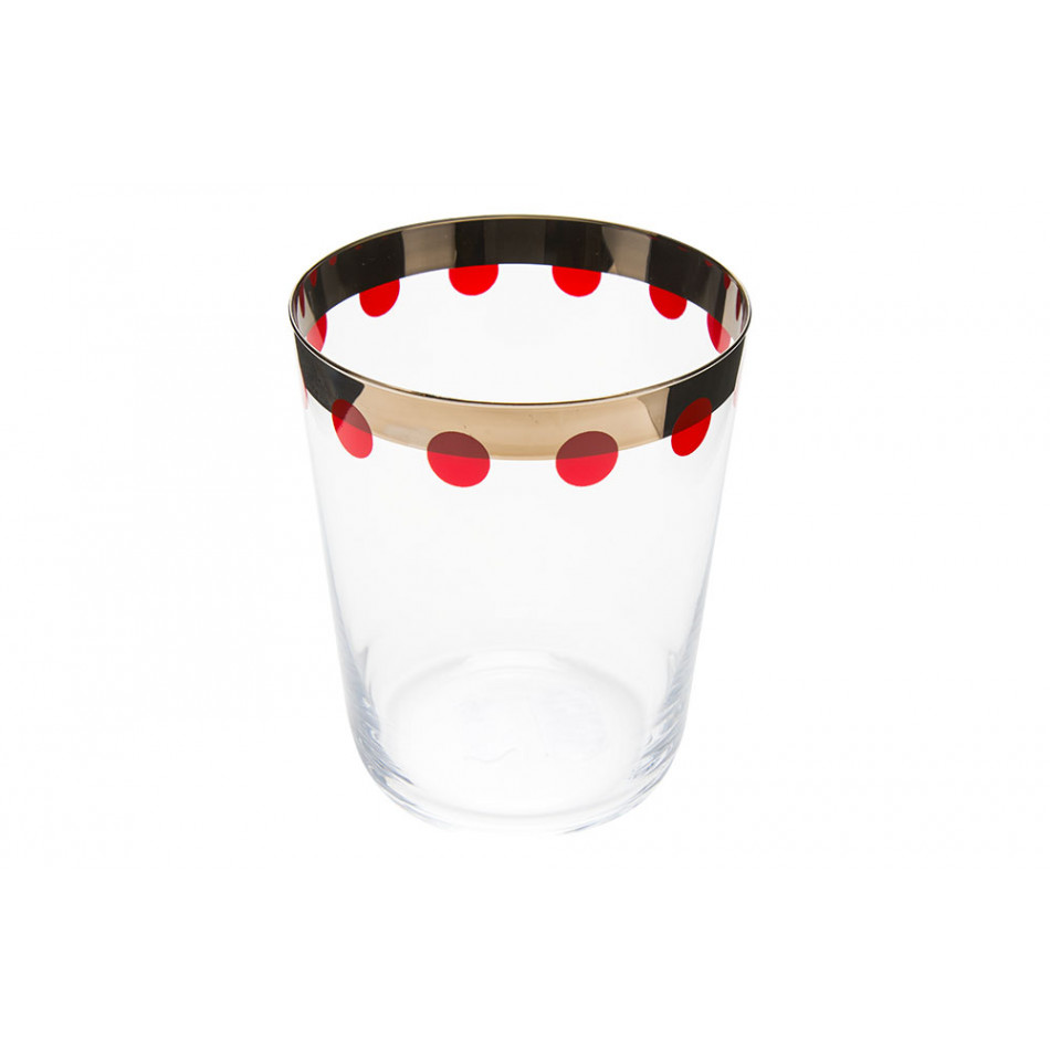 Juice glass Patrik ring, 445 ml, H11x8.5cm