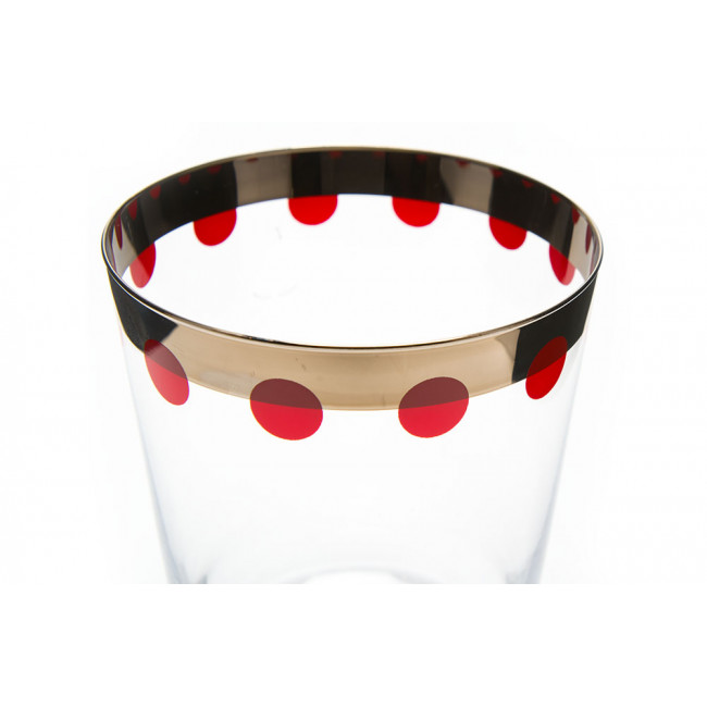 Juice glass Patrik ring, 445 ml, H11x8.5cm