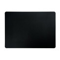 Placemat, black/brown colour, leather imitation, 46x33cm