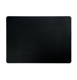 Placemat, black/brown colour, leather imitation, 46x33cm
