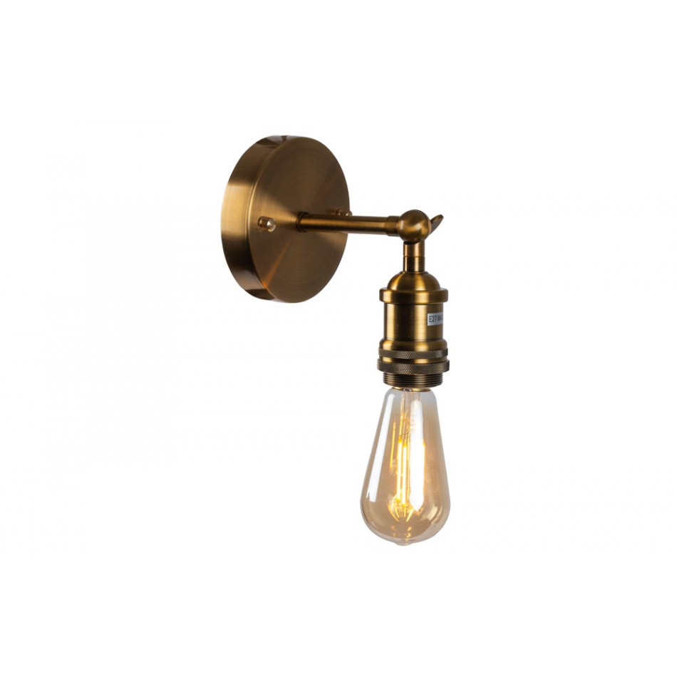 Wall lamp Restyler, bronze color, E27 60W, H16x15x11.5cm