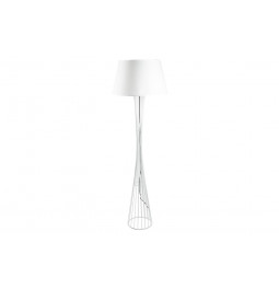 Floor lamp Sower, white, H160x50cm, E27 60W