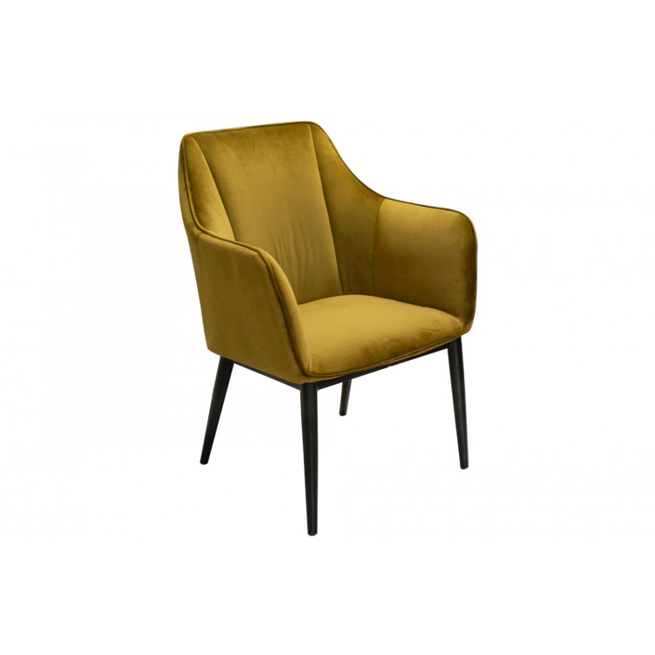 Кресло для отдыха Sabara, горчичный цвет, 67x65x H82cm, высота сиденья 40см