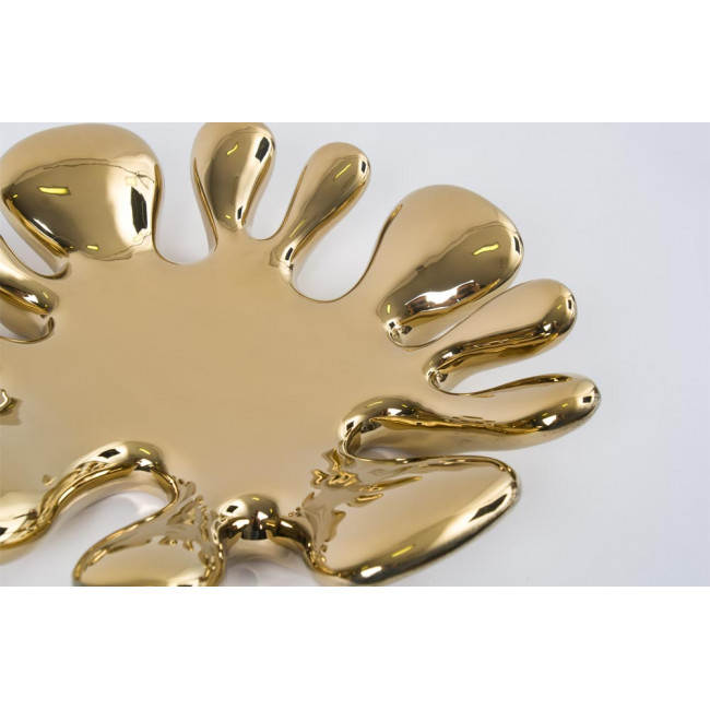 Decor Wilky, gold colour, 38x38x8.7cm