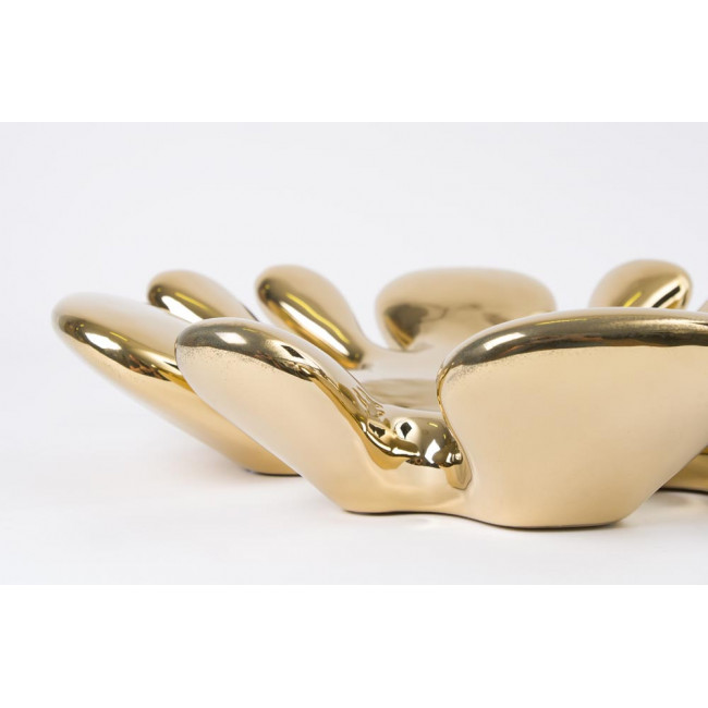 Decor Wilky, gold colour, 38x38x8.7cm