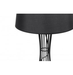 Table lamp Sower, black, E27 60W, H60x30cm