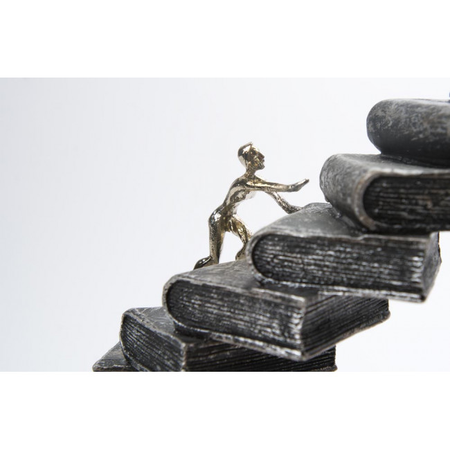 Decorative figure Book with gold figurines, 14.5x10.5x30cm