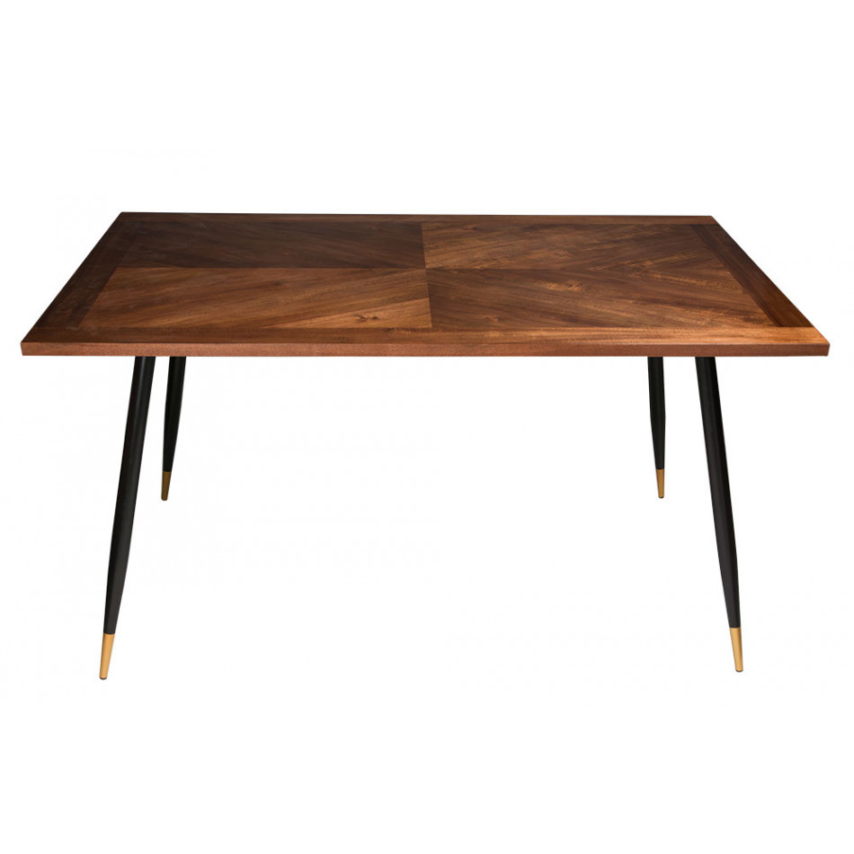 Dining table Torija, walnut wood veneer, 140x80x76cm