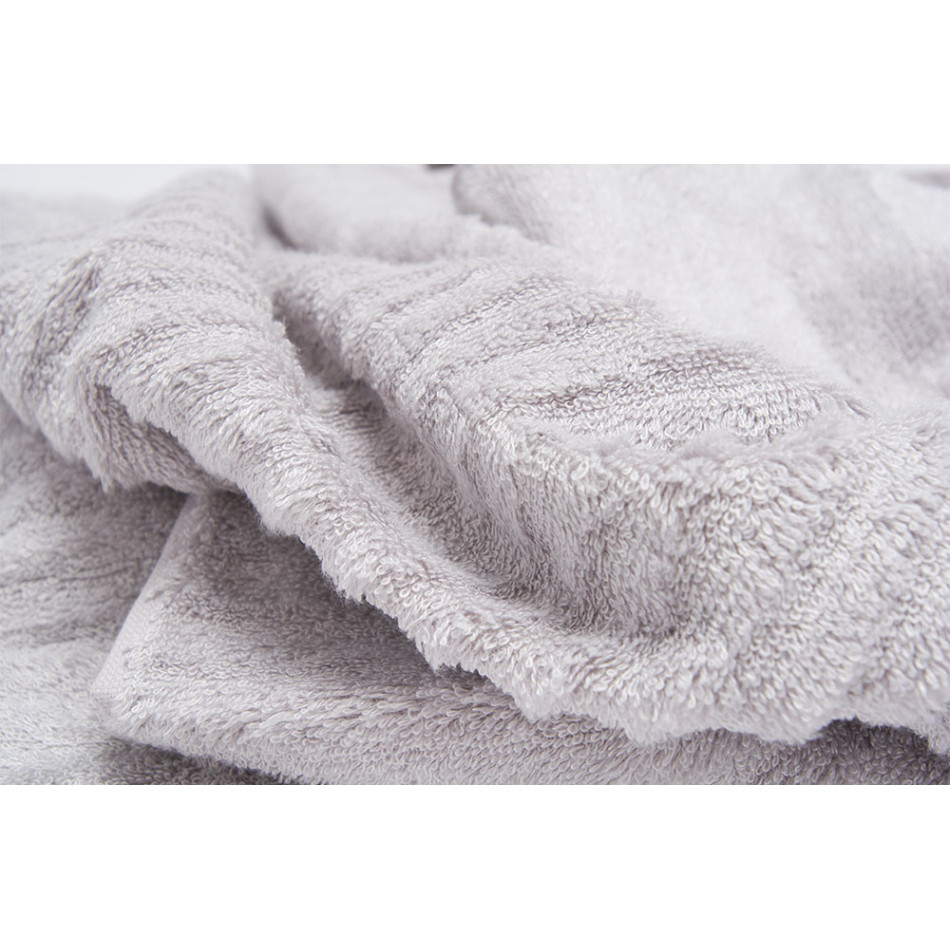 Bamboo towel Stripe, 50x100cm, light grey colour, 550g/m2