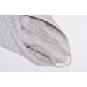 Bamboo towel Stripe, 50x100cm, light grey colour, 550g/m2