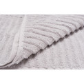 Bamboo towel Stripe, 70x140cm, light grey colour, 550g/m2