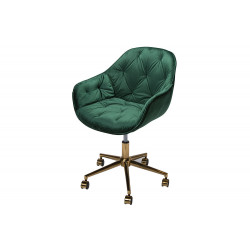 Office chair Slorino, green colour, 58x62x78-88cm, seat height 44-54cm