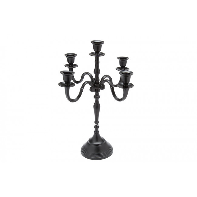 Candle holder Verena, black colour, 40x23cm