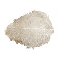Placemat Leaf gold, 38x49cm