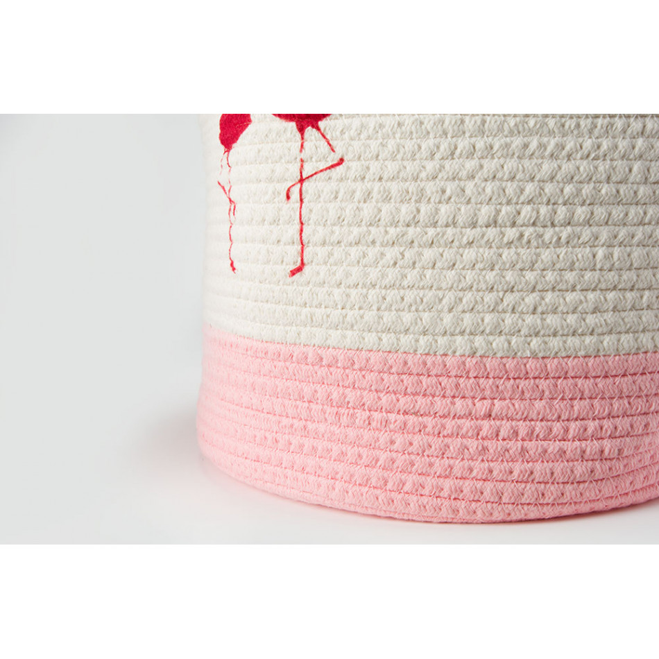 Basket Flamingo, D32x27cm