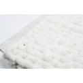 Bath mat, white colour, 75x50x2cm
