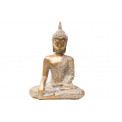 Decor Buddha, gold colour, 17x24x11cm