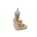 Decor Buddha, gold colour, 17x24x11cm