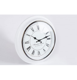 Wall clock Yella, white colour, D40cm