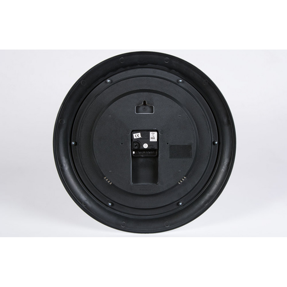 Wall clock Yella, white colour, D40cm