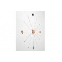 Wall clock Like Umbrella Rose gold, D100x6cm