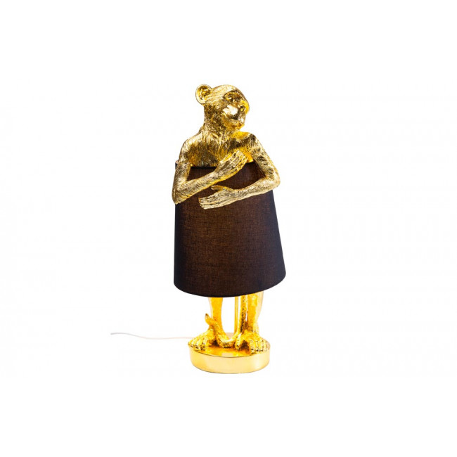 Настольная лампа Animal Monkey Gold, E14 5W, 56x23x23cm
