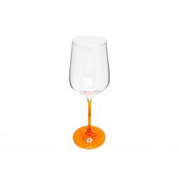 Wine glass Charisma Orange, 450 ml, H25x8cm