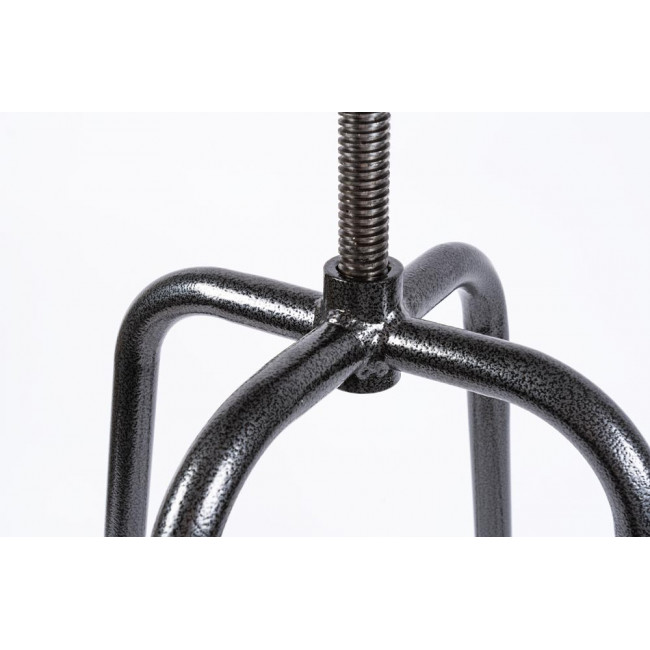 Metal chair Tractor, grey, H82x51x51cm, seat height 61-76cm