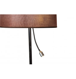 Торшер Sarli с LED лампой для чтения, H-166cm, Ø-41cm, E27 60W