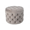 Storage Ottoman Rockfort, taupe, 55x55x43cm