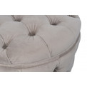Storage Ottoman Rockfort, taupe, 55x55x43cm