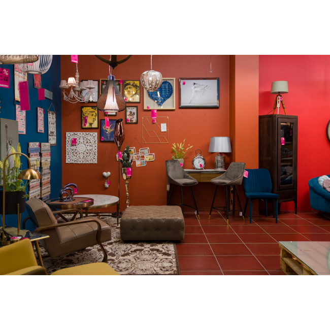 Кресло Santana, кофейного цвета, H-86x56x56см, сиденье H-46см