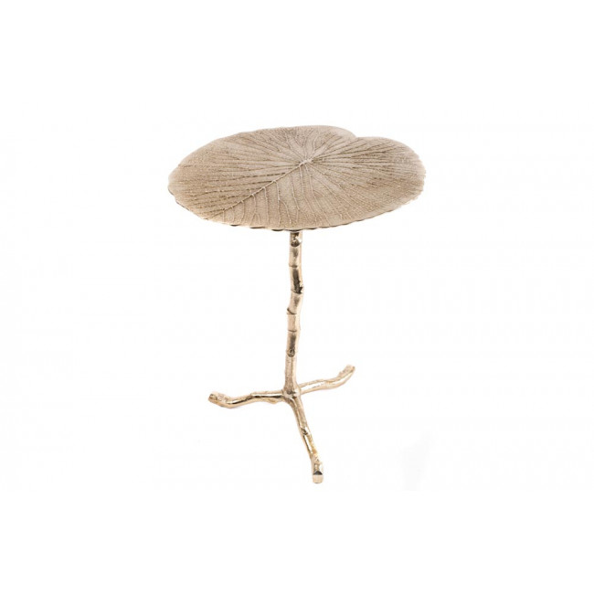 Decorative table Velards L, antique brass colour, H62x50cm