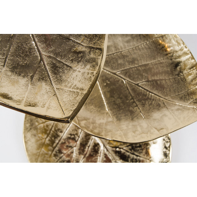 Decorative plate Venta, gold colour, 44x32.5x44.2cm