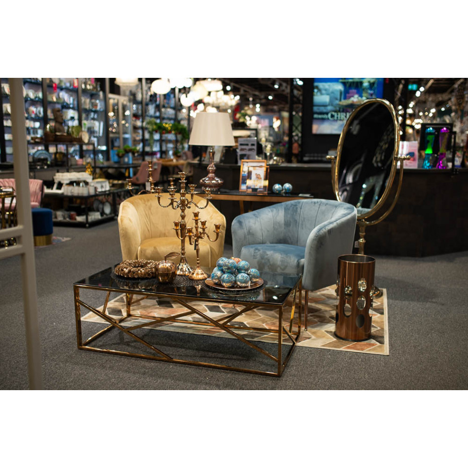 Mirror Venice, champagne/golden, h155, 94x59cm with frame