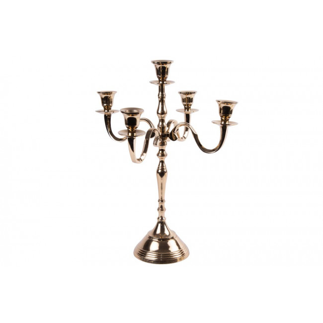 Candle holder Verena, champagne/golden, h40cm, D30cm