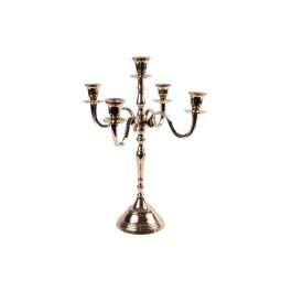 Candle holder Verena, champagne/golden, h40cm, D30cm