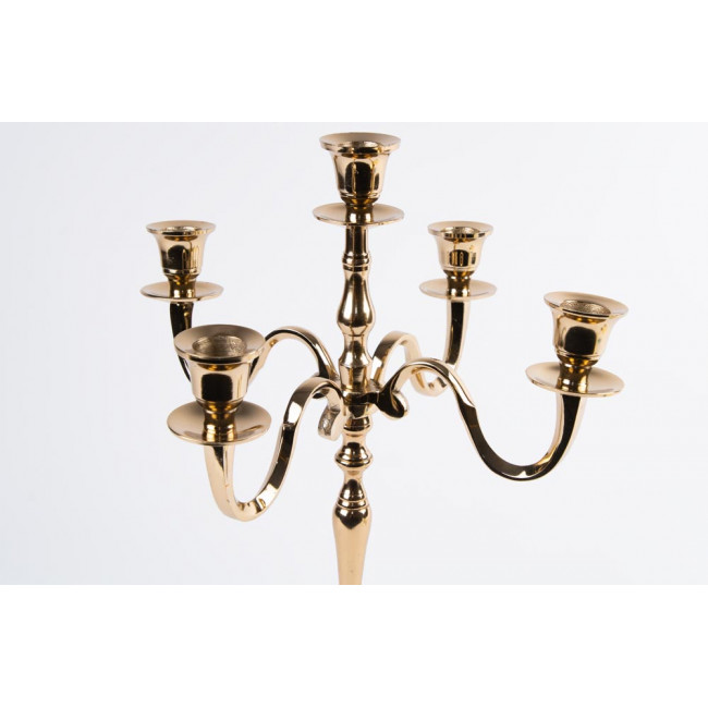 Candle holder Verena, champagne/golden, h40cm, D30cm