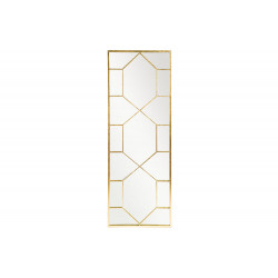 Wall mirror Bellver, golden, 50x3.5x138cm