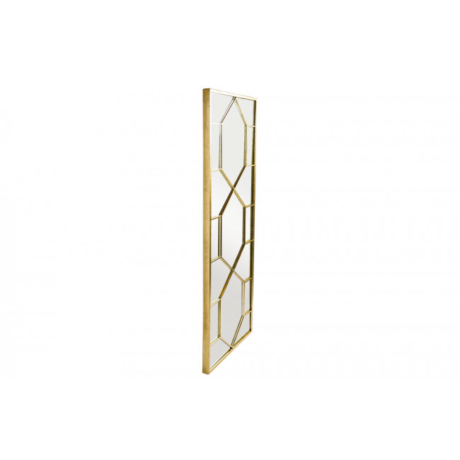 Wall mirror Bellver, golden, 50x3.5x138cm