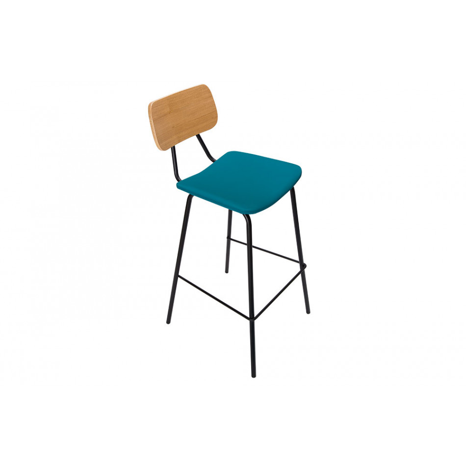 Bar chair Ataki, H100x40cm, seat height 75cm