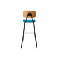 Bar chair Ataki, H100x40cm, seat height 75cm