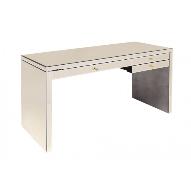 Desk Luxury Champagne, H77.5x140x60cm