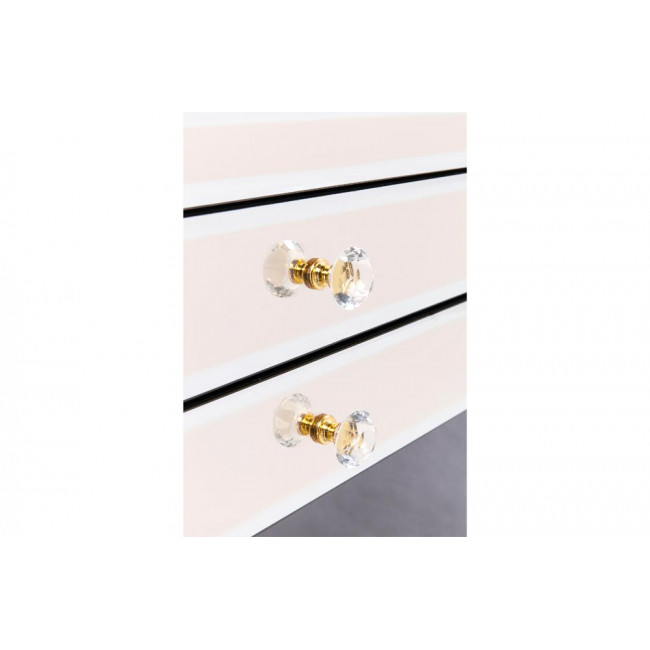 Desk Luxury Champagne, H77.5x140x60cm