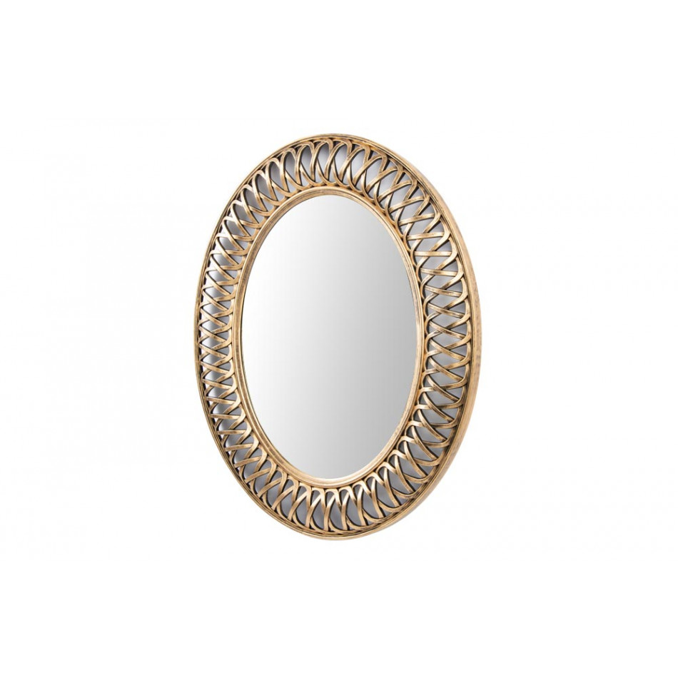 Wall mirror Ingels, gold, 61x5x76cm