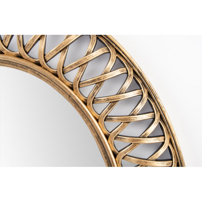 Wall mirror Ingels, gold, 61x5x76cm