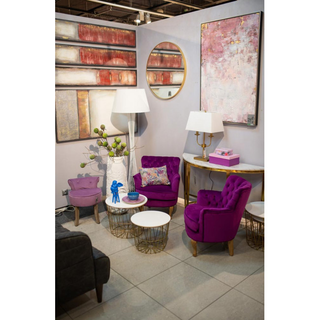 Wall mirror Iza, round, D80x4cm