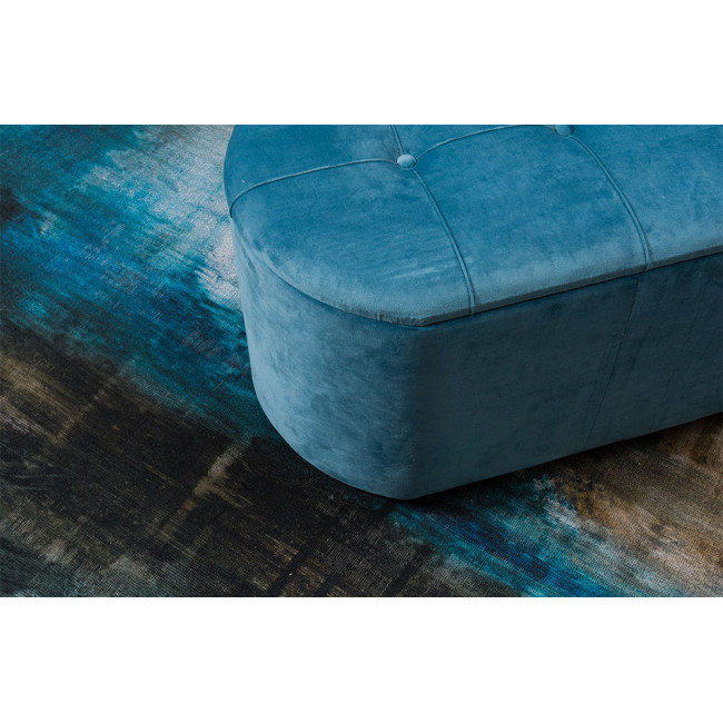 Carpet Brush Meranta Blue, 155x230cm