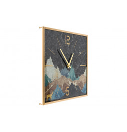 Wall clock Mountains, 41x41x5.5cm