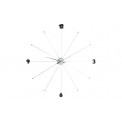 Wall clock Like Umbrella Chrome, D-100x6cm